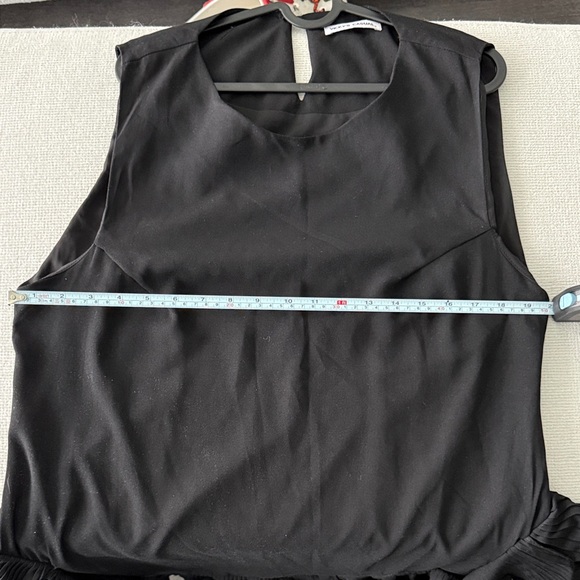 Black Ruffle Mini Dress - Picture 7 of 8